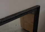 Black Patinated Wooden Mirror