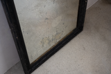 Black Patinated Wooden Mirror