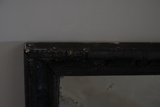 Black Patinated Wooden Mirror