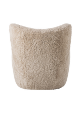 Viola Chair, Beige Shearling