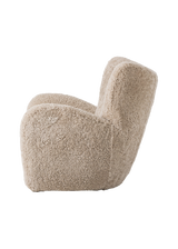 Viola Chair, Beige Shearling