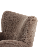 Viola Chair, Taupe Shearling