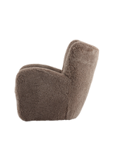 Viola Chair, Taupe Shearling