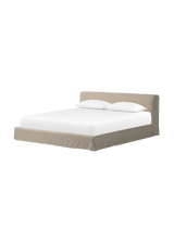 Elian Slipcover Bed, Savoy Parchment