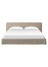 Elian Slipcover Bed, Savoy Parchment