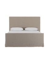 May Slipcover Bed, Savoy Parchment