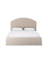 Elodie Slipcover Bed, Parchment