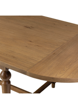 Rosalie Oval Leaf Extension Dining Table