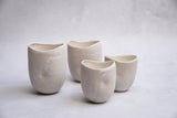 Organic Porcelain Wheel Thrown Tea Cup