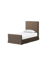 May Slipcover Bed, Savoy Coffee