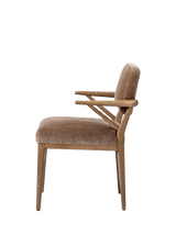 Delara Dining Chair - Altair Mushroom
