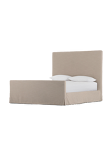 May Slipcover Bed, Savoy Parchment