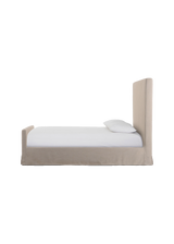 May Slipcover Bed, Savoy Parchment