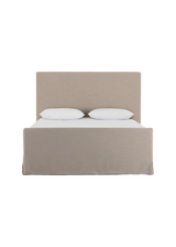 May Slipcover Bed, Savoy Parchment