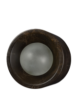 Cerise Sconce - Brown Italian Marble