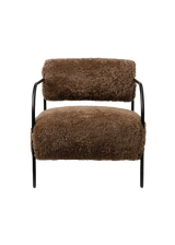Charlene Chair, Amber Shearling