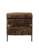 Charlene Chair, Amber Shearling