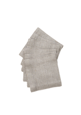 Linen Coaster Set, Natural