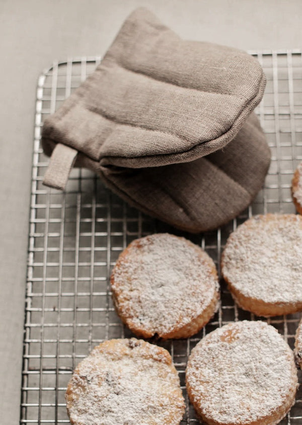 Linen Oven Mitten