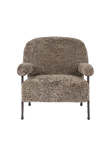 Valmont Chair - Taupe Shearling