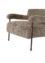 Valmont Chair - Taupe Shearling