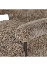 Valmont Chair - Taupe Shearling