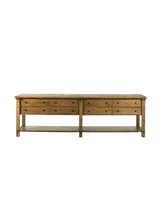 Basile Kitchen Island - Tan Oak Veneer