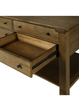 Basile Kitchen Island - Tan Oak Veneer