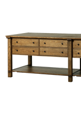 Basile Kitchen Island - Tan Oak Veneer