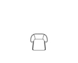 Gemma Armless Wing Chair Rumba 2 Flax, Linen Oak