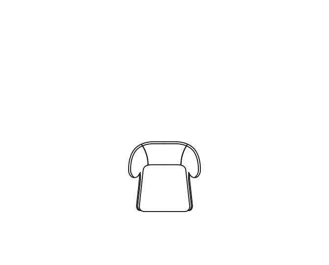 Gemma Armless Wing Chair Rumba 2 Flax, Linen Oak