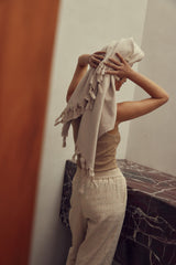 Vintage Wash Towel Collection, Clay
