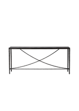 Elara Console Table - Textured Bronze