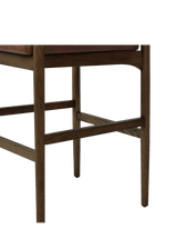 Henri Bar + Counter Stool - Havana Brown, Taupe Shearling