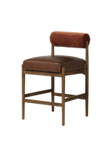 Henri Bar + Counter Stool - Havana Brown, Altair Siena
