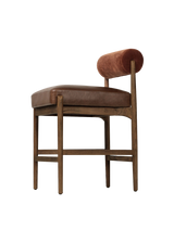 Henri Bar + Counter Stool - Havana Brown, Altair Siena