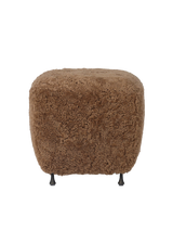 Esther Ottoman - Amber Shearling