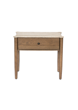 Ara Nightstand - Antique White Marble