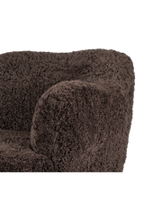 Bellamy Swivel Chair, Cocoa Shearling