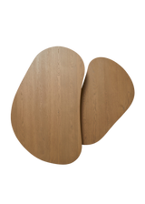Joelle Nesting Coffee Tables, Natural Oak Veneer