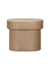Lucie Nightstand - Sand Marble