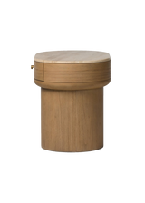 Lucie Nightstand - Sand Marble