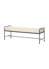 Amelia Accent Bench - Yuma Cream