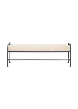 Amelia Accent Bench - Yuma Cream