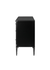Tierre 6 Drawer Dresser - Black