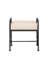 Amelia Accent Stool - Yuma Cream