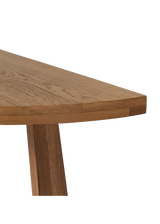 Mille Console Table - Light Brown Oak