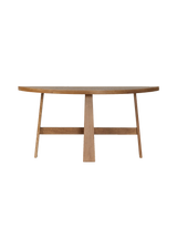 Mille Console Table - Light Brown Oak