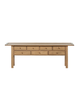 Maeve Console Table - Natural Light Oak Veneer