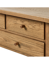Maeve Console Table - Natural Light Oak Veneer